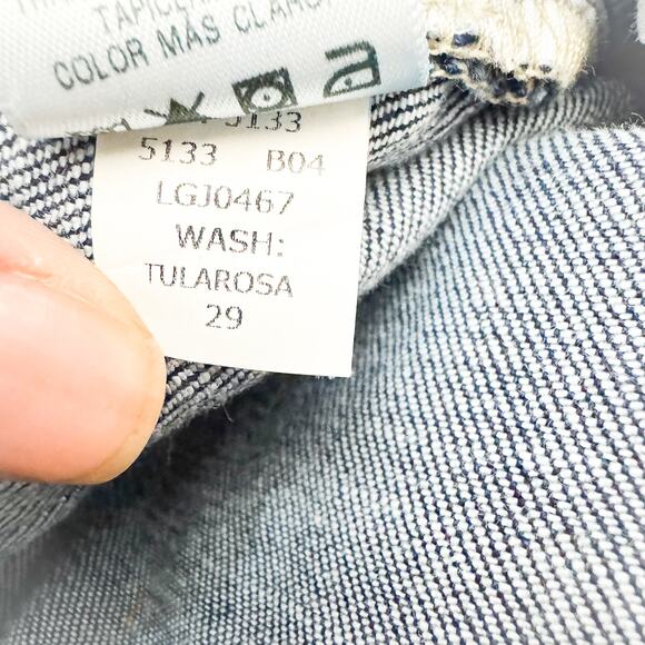 Frame Le Garcon Tularosa Straight Leg Denim Jeans Zip Fly Size 29 - Picture 8 of 9